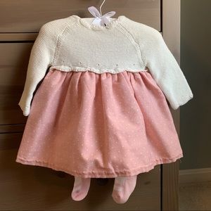 Cotton Knit Baby Girl Dress
